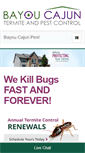 Mobile Screenshot of bayoucajunpest.com